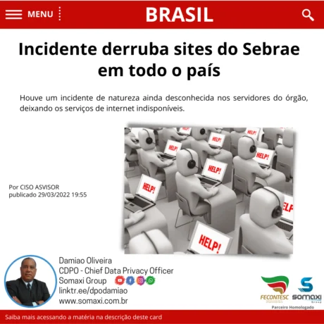 site do sebrae fora do ar